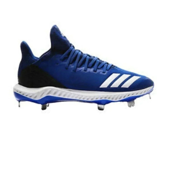 Adidas 11 Men's Icon Bounce Hybrid Blue Cleats - Picture 1 of 12
